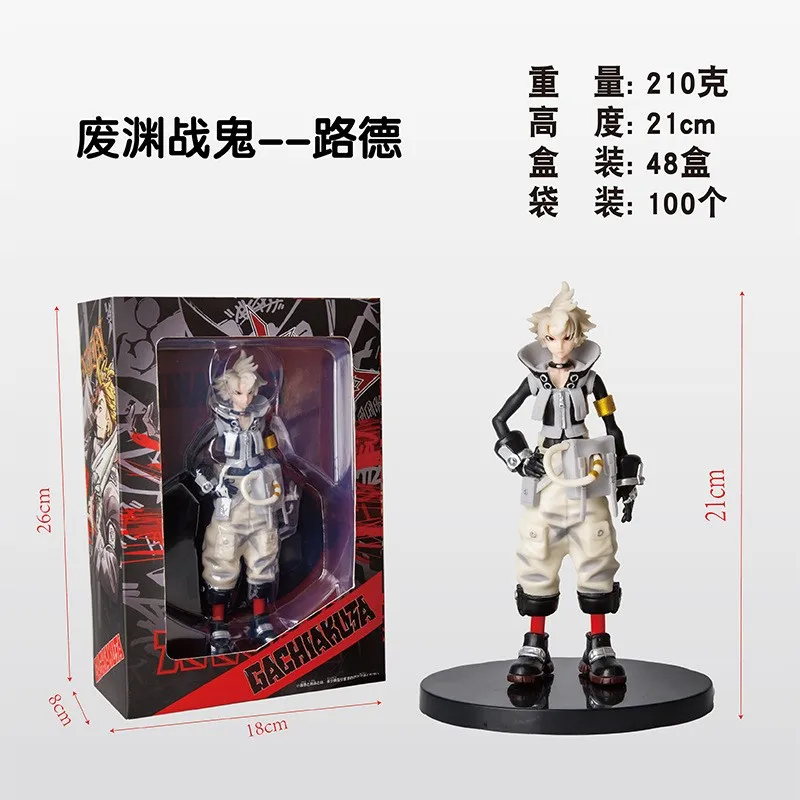 GACHIAKUTA Anime Figure Riyo Rudo Surebrec PVC Action Figures Character Collection Series Model Ornaments Christmas Cosplay‌