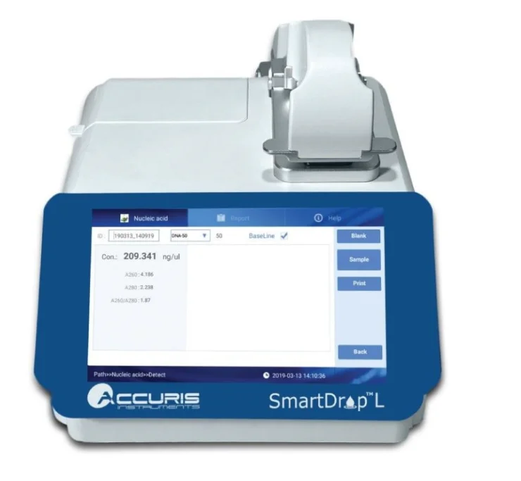 

SmartDrop Nano Spectrophotometers for Microvolume Analysis of DNA, RNA and Proteins
