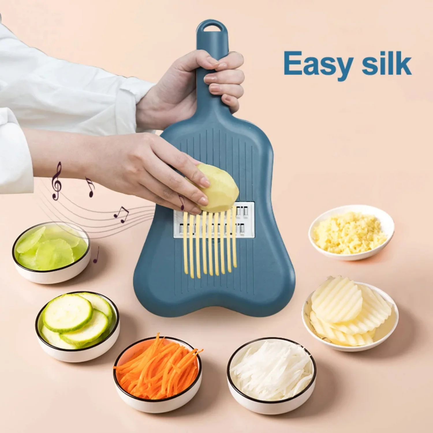 다기능 야채 슬라이서 과일 감자 필러 치즈 당근 강판 - 음식 준비 및 도마용 주방 도구