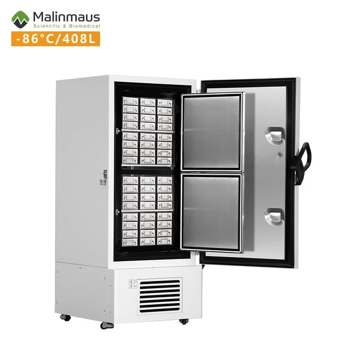 Suitable for all new smart devicesMalinmaus UFV-86-408E 408L -86C Minus 86 Degree ultra Low Temperature ULT Direct Cooling Compa