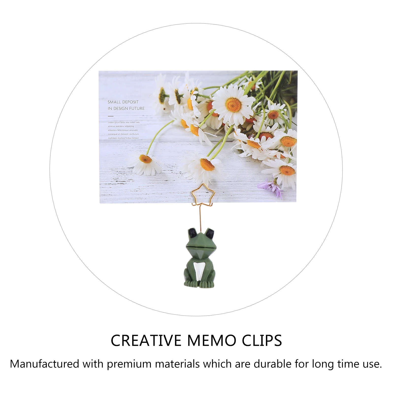 

2 Pcs Message Clip Card Holder Memo Holders Cartoon Paper Office Desk Decor Decorations