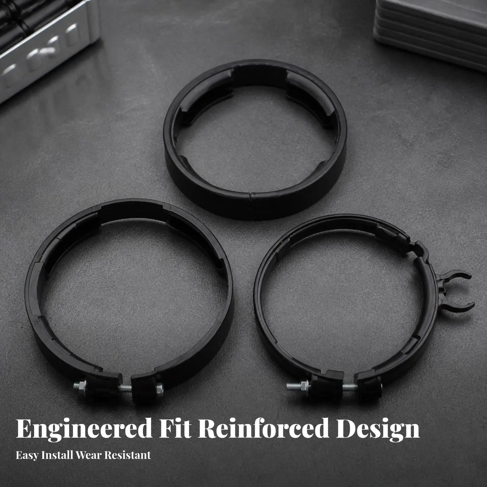 Adjustable Blower Tube Clamp for BR700 BR800 BR450C Engine Hose Fastener Plastic Pipe Clamp with Internal Locating Tabs