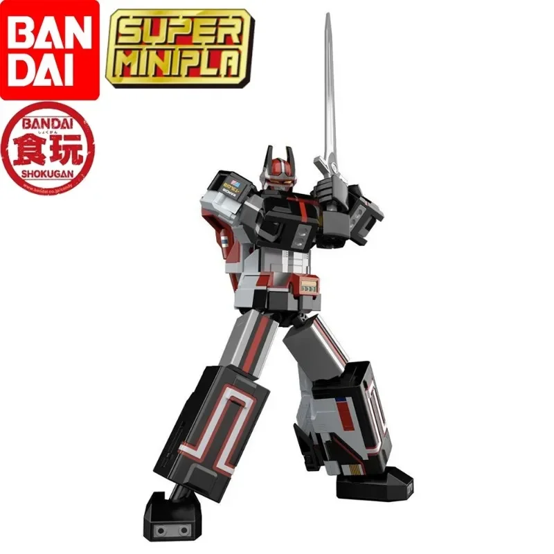 Bandai Reissue Figuras Colecionáveis Para Meninos, Choudenshi Bioman, Bio Robo, Brinquedos Modelo De Montagem,