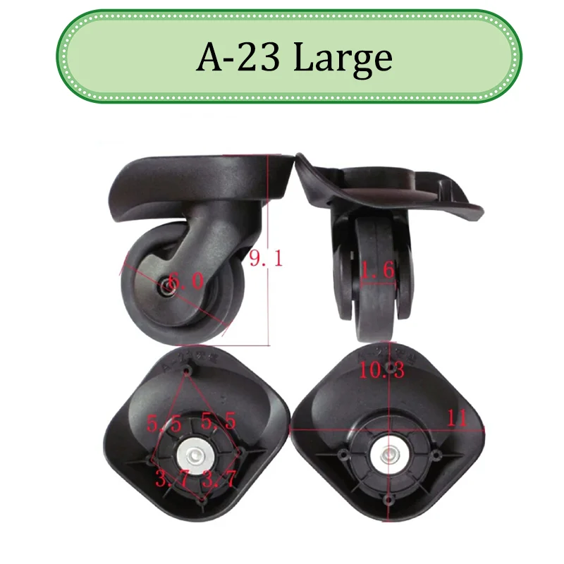 Suitable For Hongsheng A-23 Universal Wheel Trolley Case Wheel Replacement Luggage Pulley Sliding Casters Wear-resistant Repair