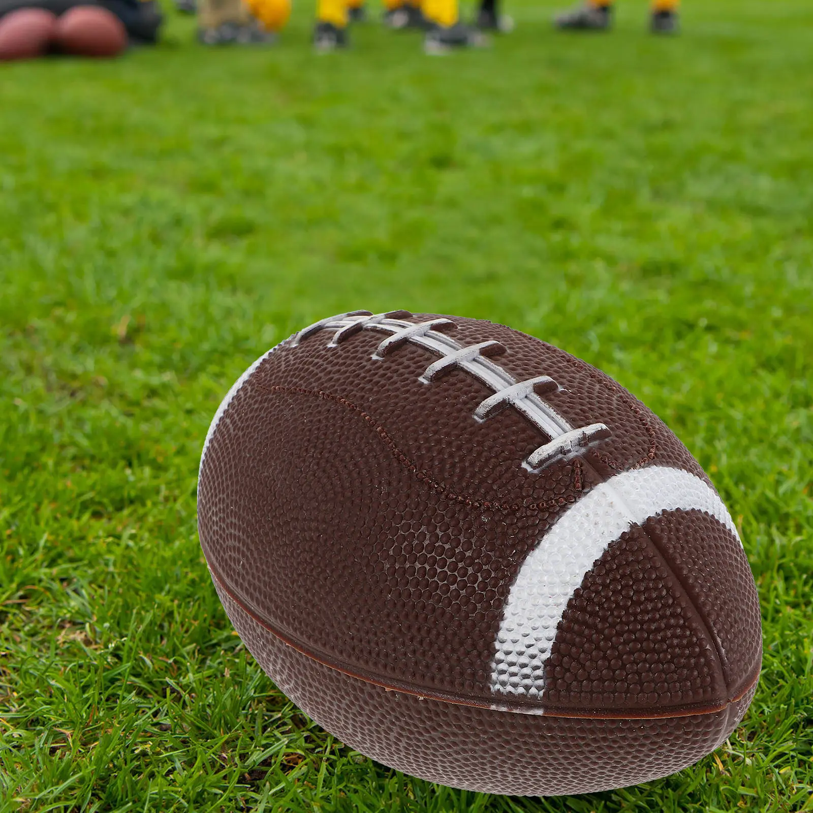 Inflatable Rugby Ball Soft Football Kids Outdoor Game Training for Youth School Playground Sport Exercise Soft Football for Kids