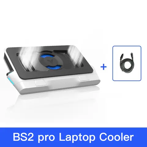 Flydigi BS2/BS2 pro Laptop Cooler Overclocking Pressure Air Dual Noise Reduction Intelligent Variable Frequency Computer Bracket