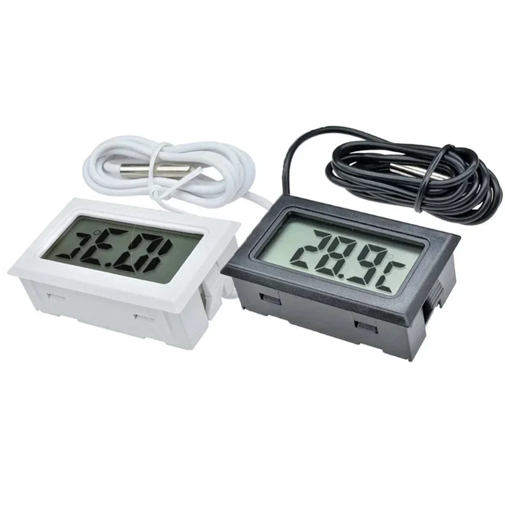 Button Battery LCD Thermometer Digital Thermometer Freezer Moisture-resistant. Temperature Control Accessories