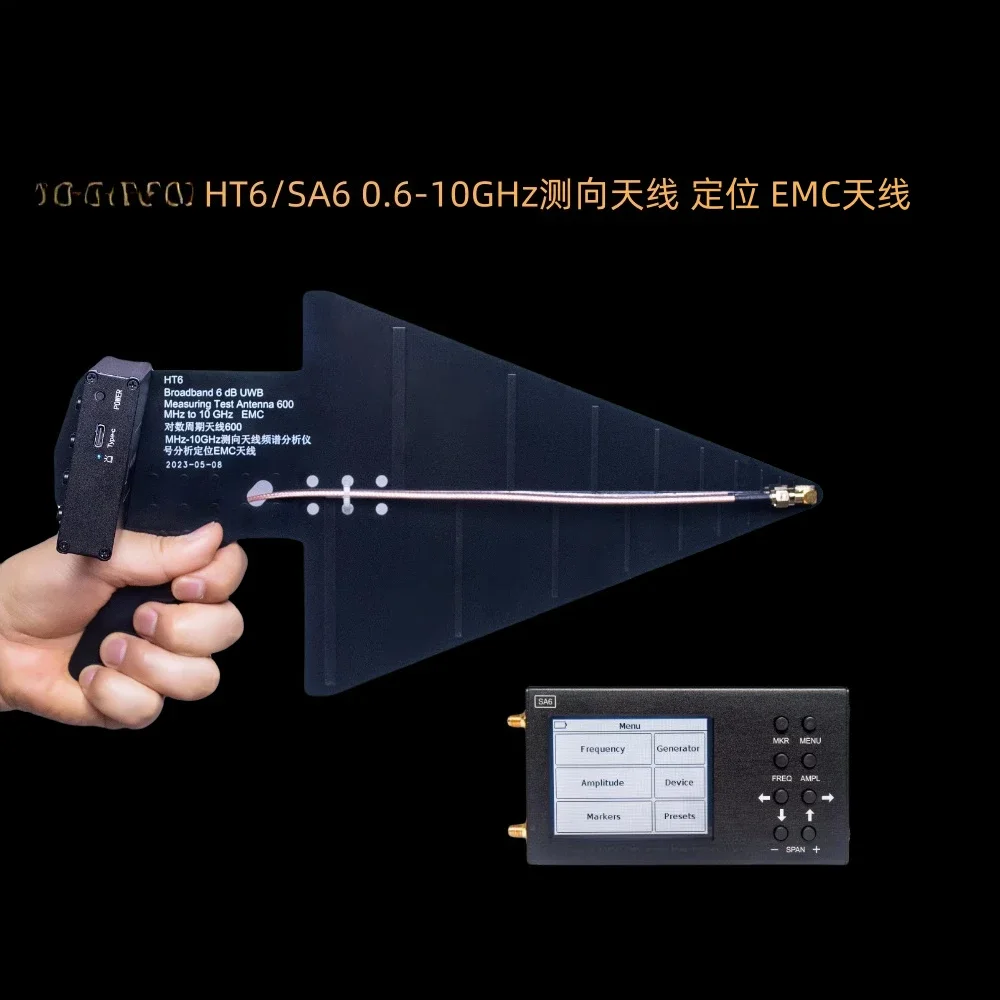 Logarithmic Directional Periodic Antenna 0.6-10GHz Direction Finding Antenna Spectrum Analyzer Analyzer
