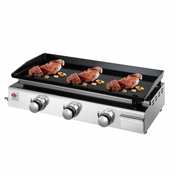 

Freestanding Temperature Visual Bbq Grill Multi Stove Smoking Plancha Gas Grill