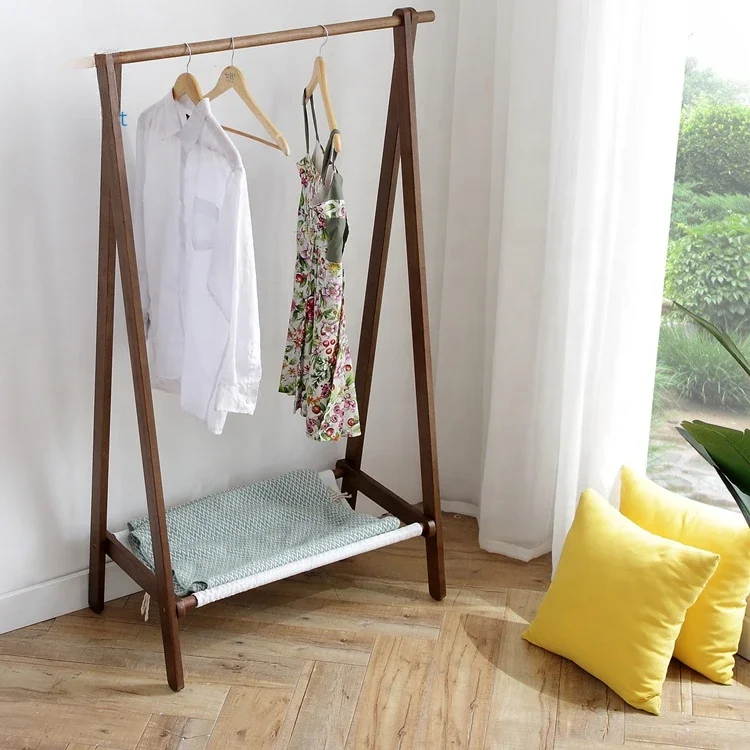 bedroom furniture expandable brown bedroom solid wood coat rack