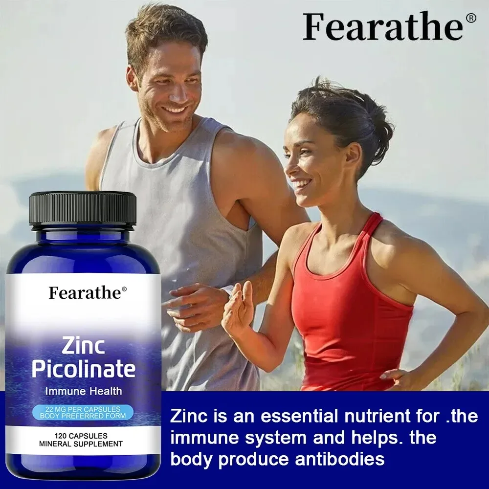 Zinc Picolinate, Promotes Healthy Skin, Supports Immune System, Normal Taste & Vision, Antioxidant – Non-GMO, Vegan, Gluten Free