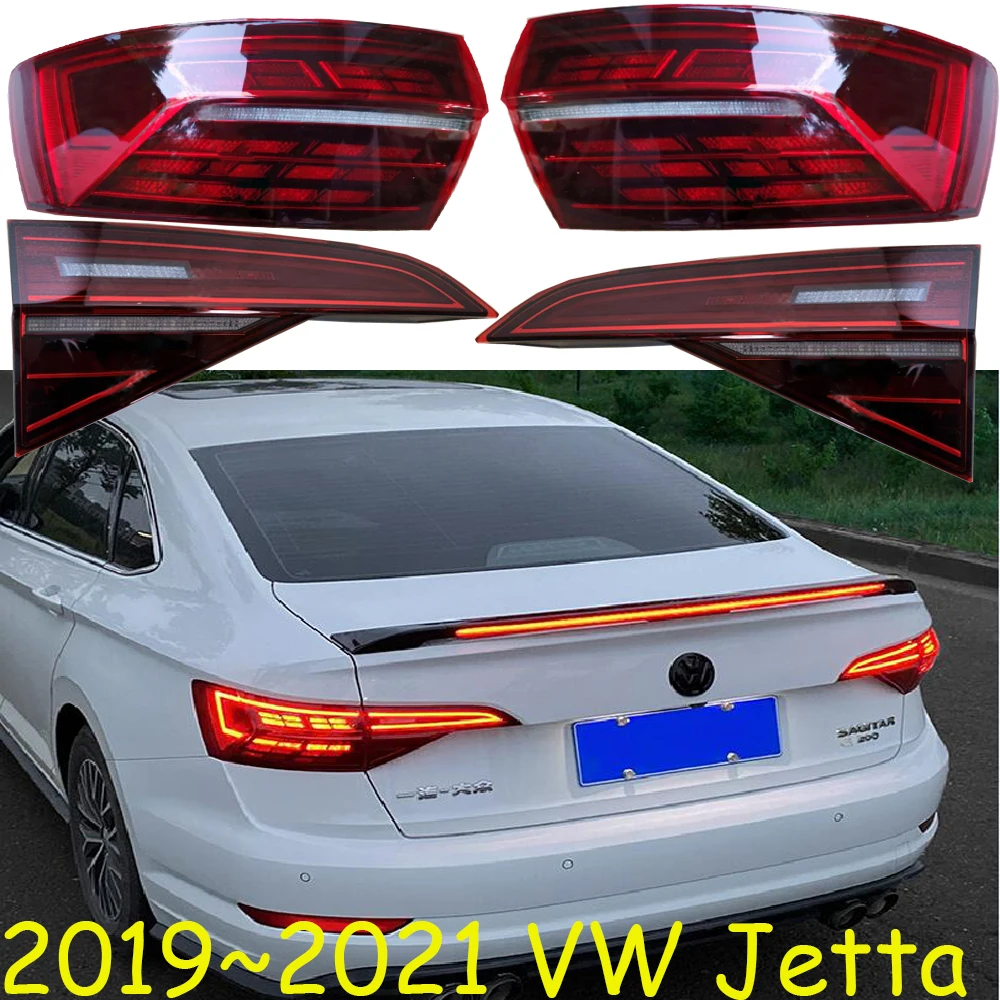 

1pcs Dynamic car bumper tail light for Jetta taillight Sagitar 2019~2021y LED car accessories Taillamp for Jetta rear light fog