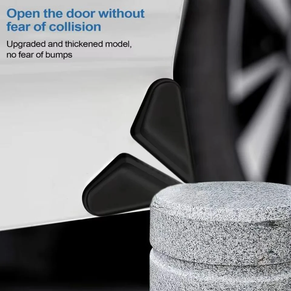 Universal Car Door Corner Anti-collision Covers black/Transparent Protector Anti-Scratch Stickers Door Edge Protection Cover