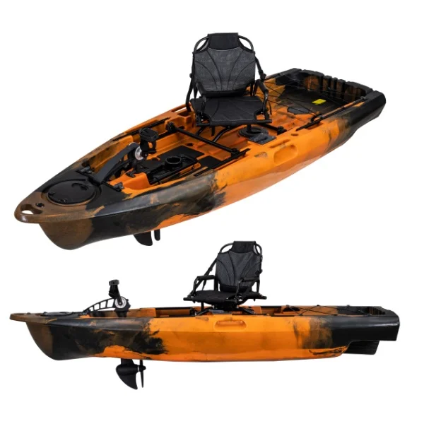 2024 9.5FT 2.9m Small One Person One Seating Pedal Fishing Kayak Boat Good Stability With Accessory