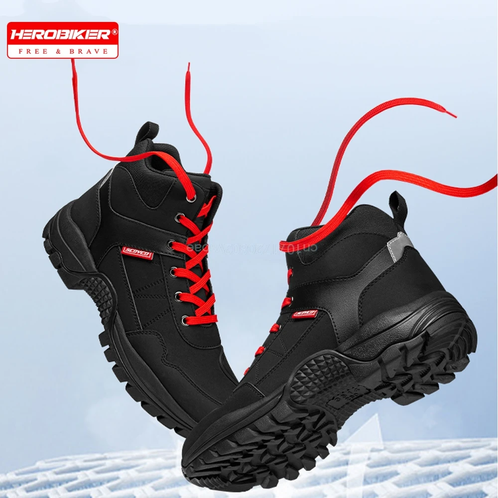 

Motorcycle Shoes Motorcycle Riding Board Shoes Men Women Knight Off-road Motorcycle Boots Retro Motorcycle Shoes Riding Boots