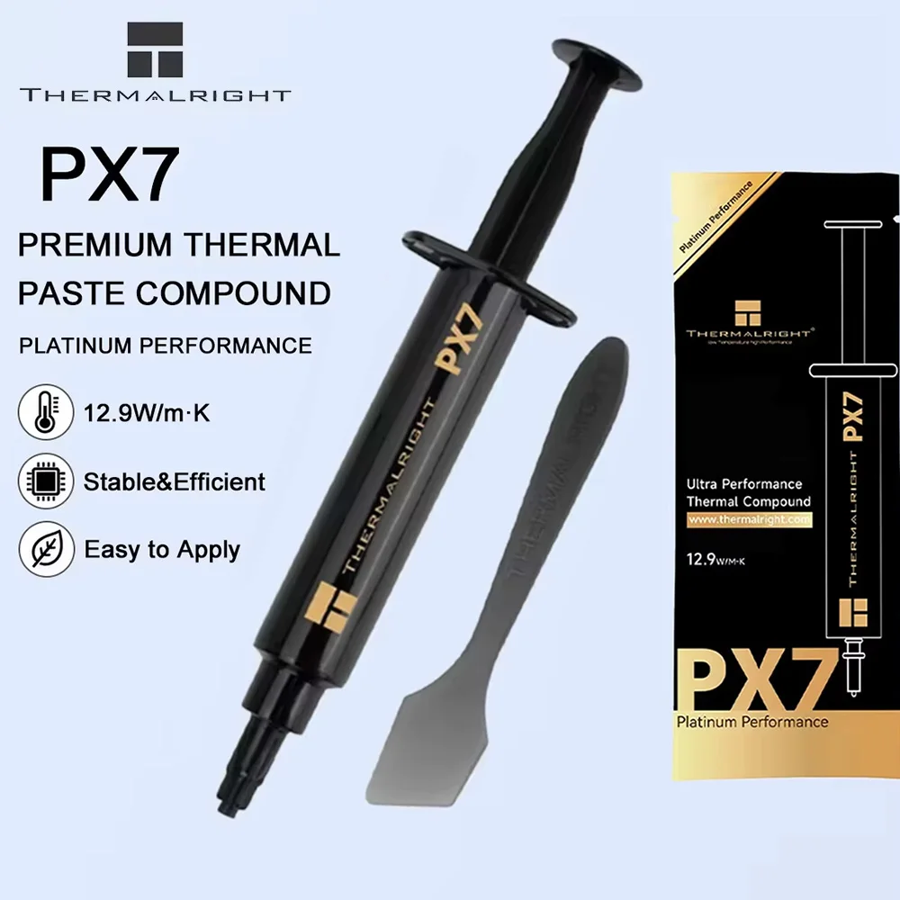 Thermalright PX7 PX9 Thermal Paste Grease Paste 12.9 W/m-k 2.5/4.5/6.5/8.5g CPU GPU Heatsink Cooling Thermal Grease with Spatula