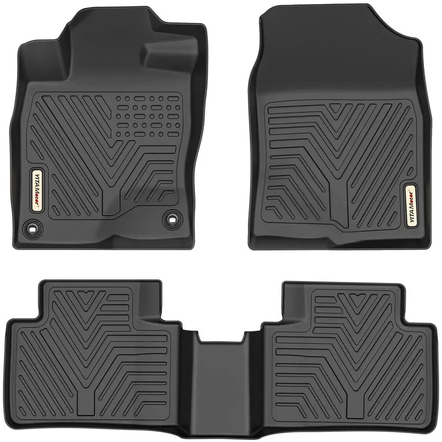 

Floor Mats Fit for 20162021 Honda Civic Coupe Sedan Type R, 20172021 Honda Civic Hatchback, TPE AllWeather Custom Fit Floor Line