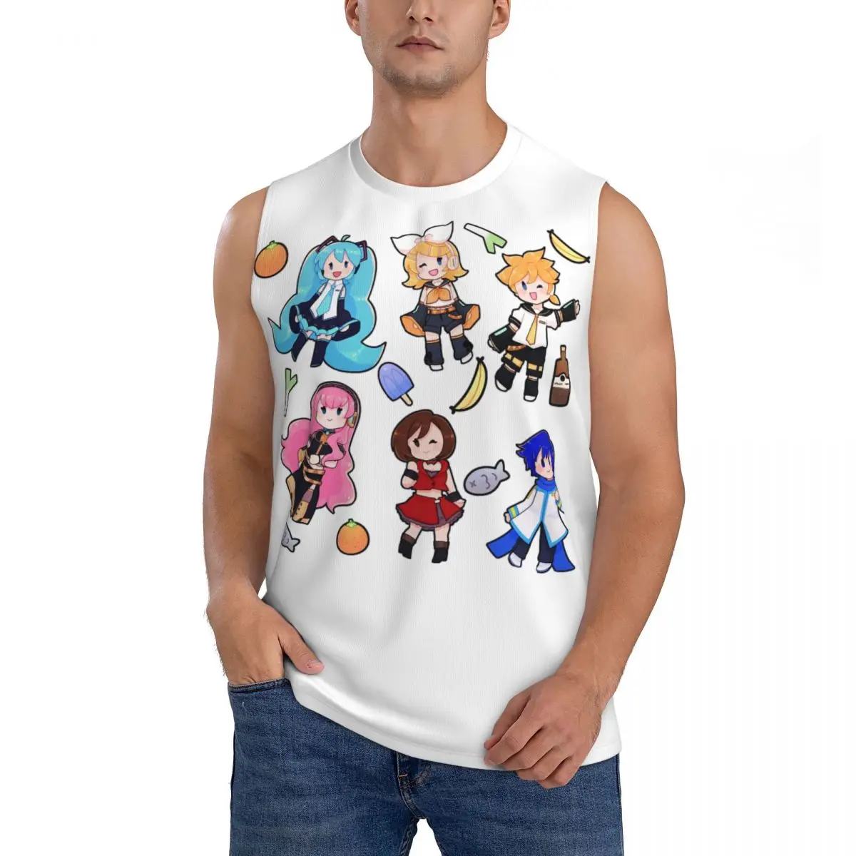 vocaloid-chibi-chaos-camisetas-sem-mangas-miku-para-homens-rapido-secagem-respiravel-para-academia-fitness-corrida-verao-casual-esportiva