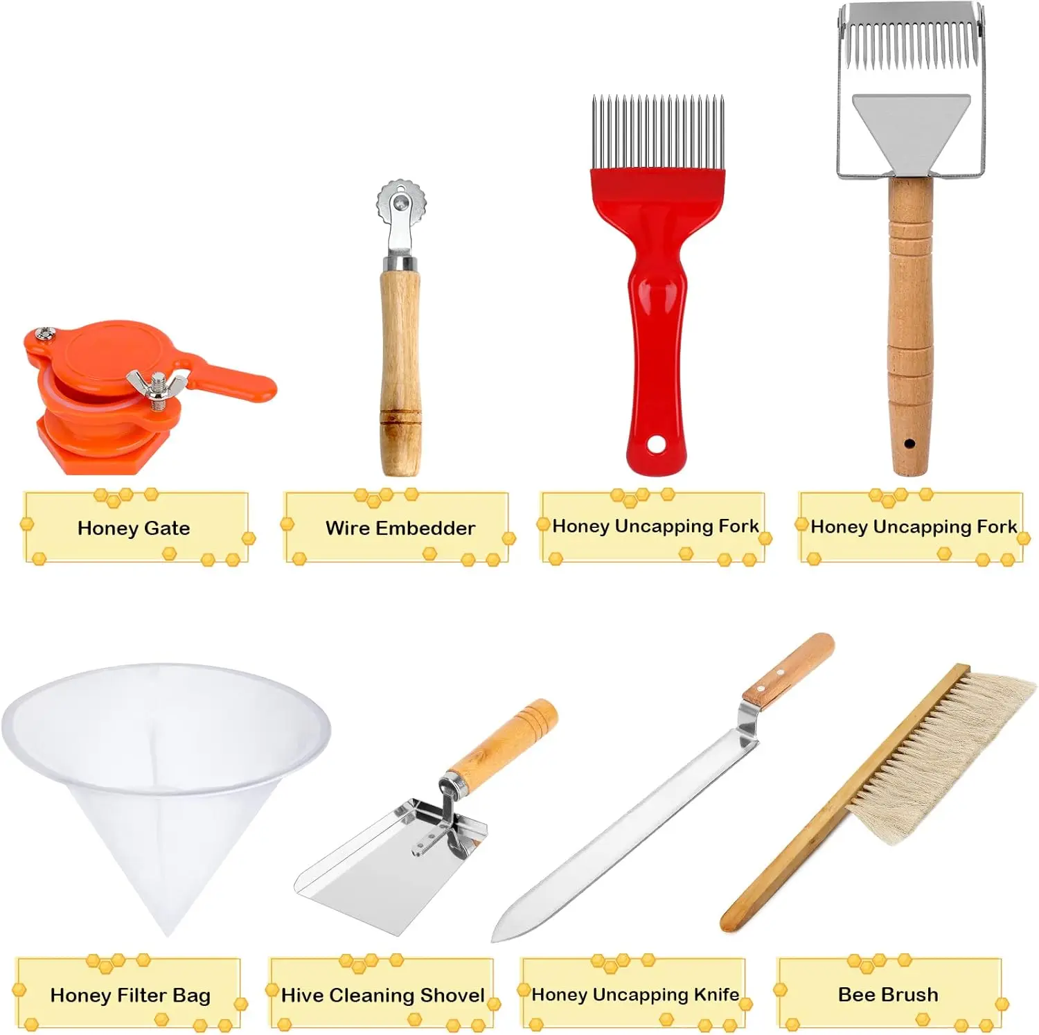 Beekeeping Supplies, 30 PCS Bee Keeping Starter Kit, Beekeeping Tools and Supplies Bee Keeping Supplies-All for Beekeepers