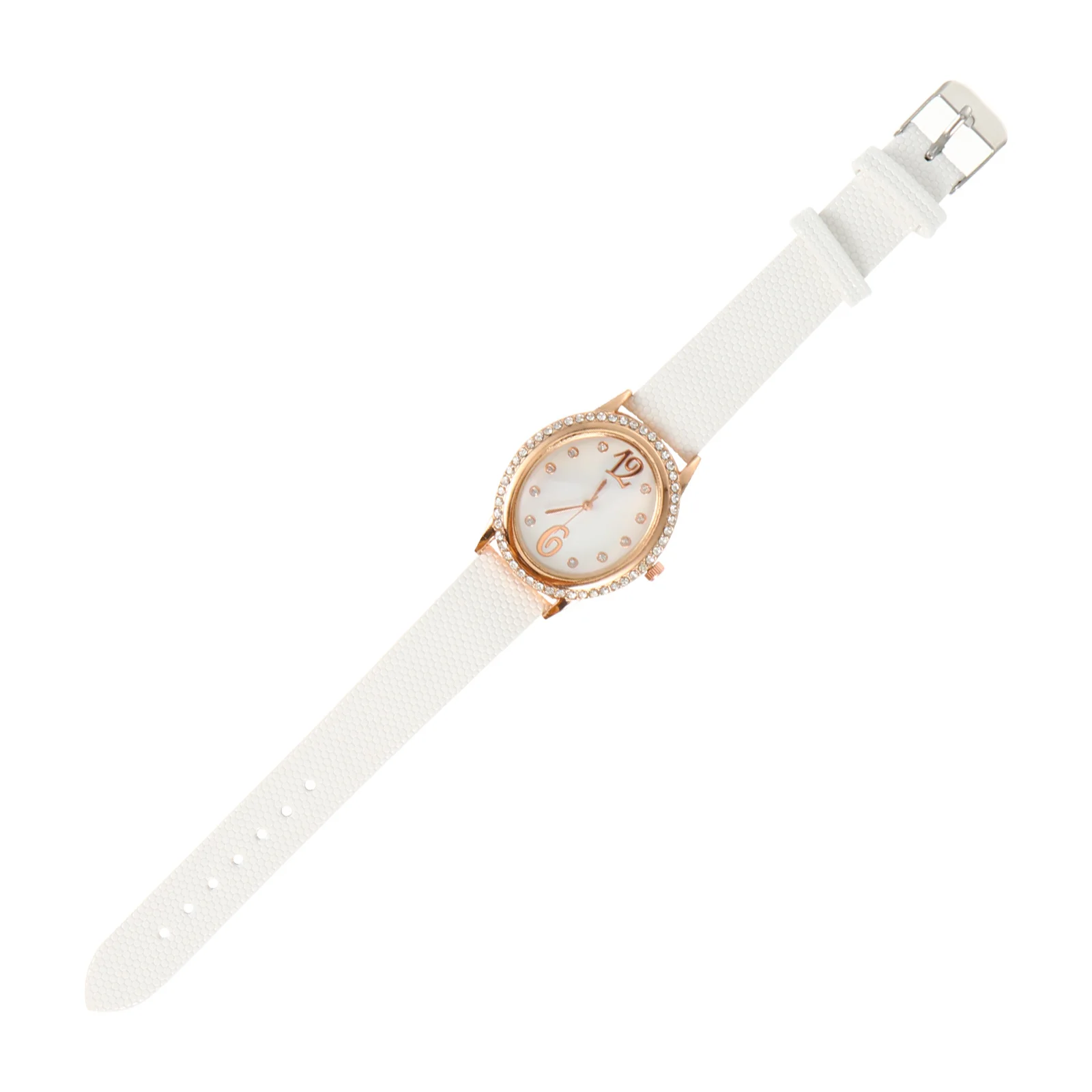 Diamond Inlay Women'S Quartz Watch Elegant Lightweight Business Wristwatch For Ladies Fashion Bracelet Timepiece