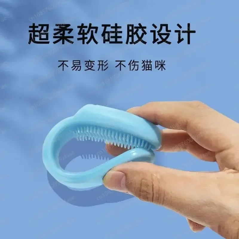 Escova facial de dedo de silicone, escova de limpeza de asa nasal, limpeza de cerdas macias, remoção de cravo