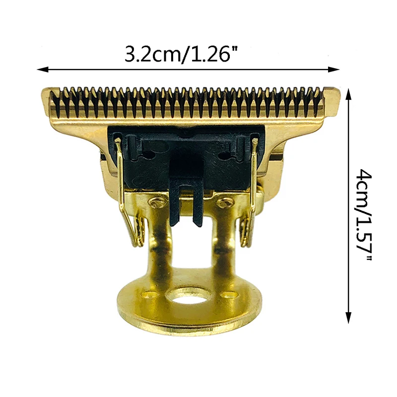 T-Shaped Hair Clipper Blade With Stand T9 Blade Trimmer Replacement Clipper Head