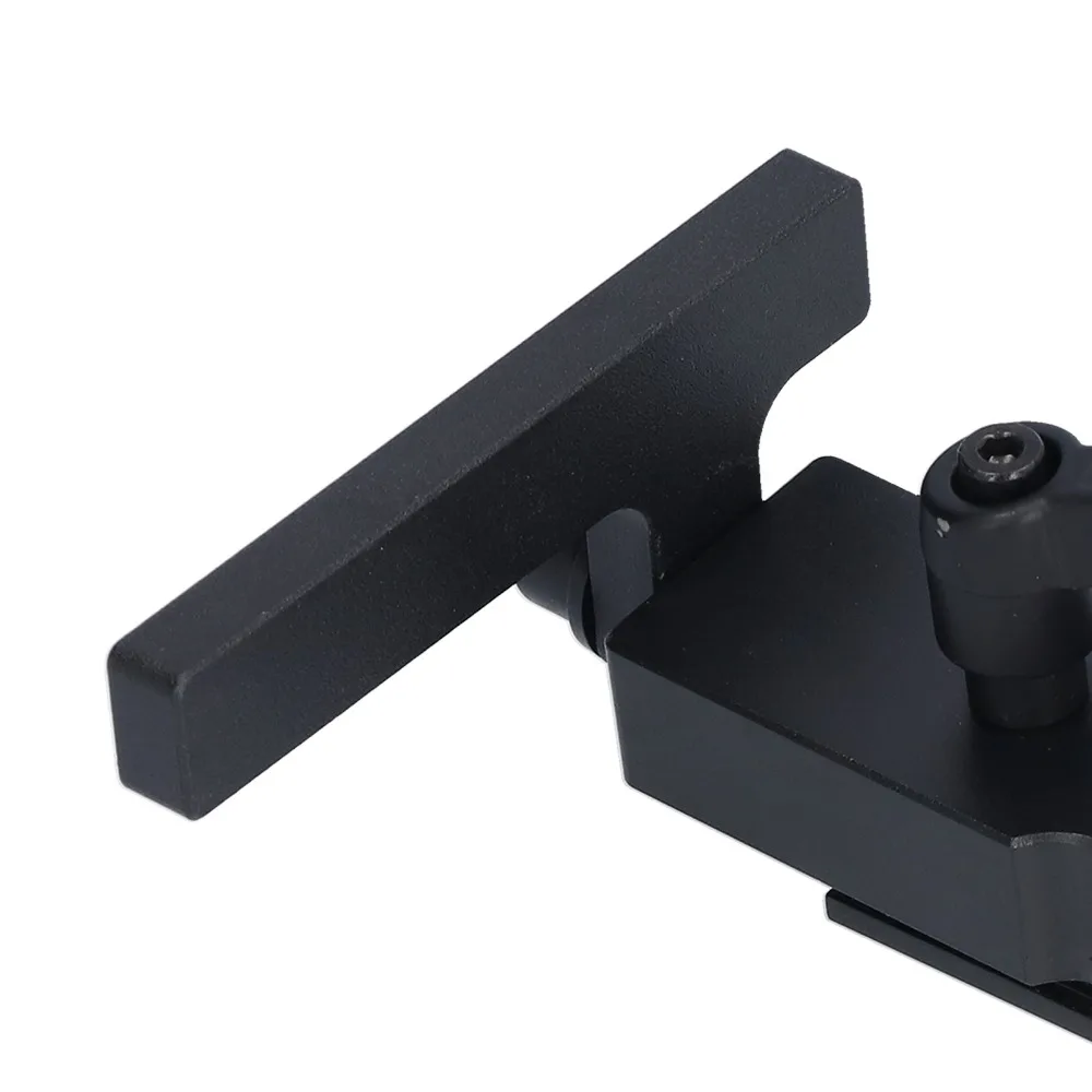 Rotatable Handle Miter Track Stop Aluminum Alloy 90 Degree Rotation Woodworking Chute Limiter Standard T Track
