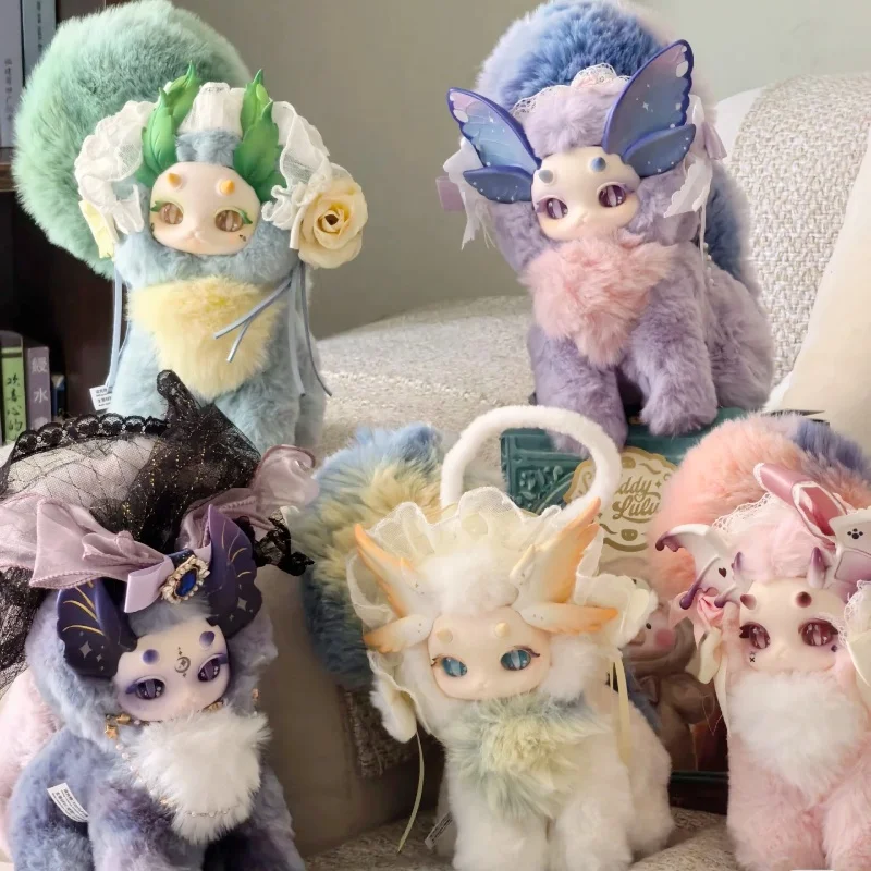 Originele Tutulong Fantasy Forest Tea Party Blind Box Willekeurige Box Mystery Surprise Box Konijn Draak Pluizig Speelgoed Verjaardagscadeaus