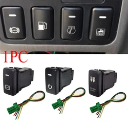 1Pc Orange Light Car ABS Heated Power Switch Button with Wire for Toyota Land Cruiser Hilux Prado 120 FJ CRUISE Accessories