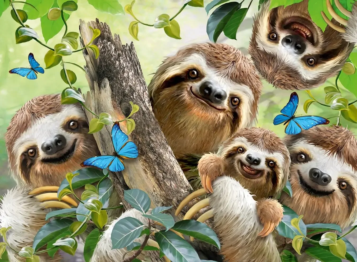 

Wooden Puzzle 300/500/1000 Pieces Cute Animal Jigsaw Puzzle Adults Anti Stress Home Bedroom Wall Decor Kids Adults Gift
