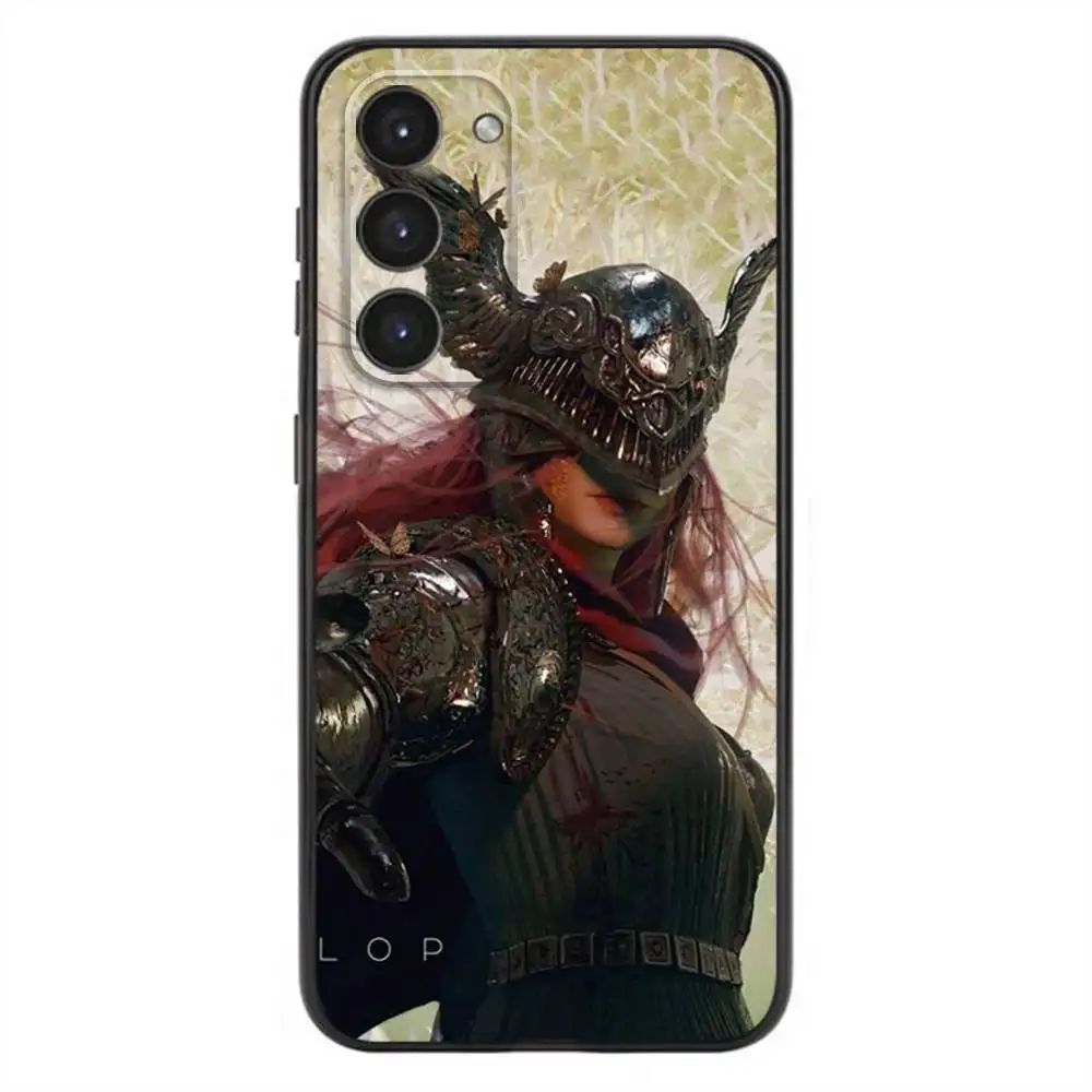 Funda de teléfono Hot Games E-Eldens R-Rings para Samsung Galaxy A20,21s,22,31,32,52,53,72,73,80,91 funda negra de silicona líquida suave
