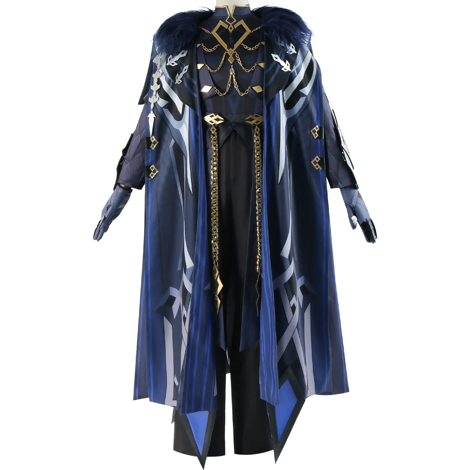 II Capitano Cosplay Game Genshin Impact The Captain Costume Suit Halloween Carnival Uniforms Wigs Cosplay Adult Men Anime