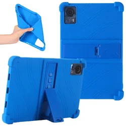 4 Dikker Hoeken Siliconen Cover met Kickstand Voor Doogee T20 Mini Pro Kid Case 8.4 