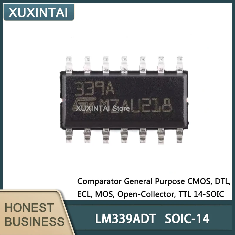 20Pcs/Lot  New Original LM339ADT  LM239ADT  LM139DT  Comparator General Purpose CMOS, DTL, ECL, MOS, Open-Collector, TTL 14-SOIC