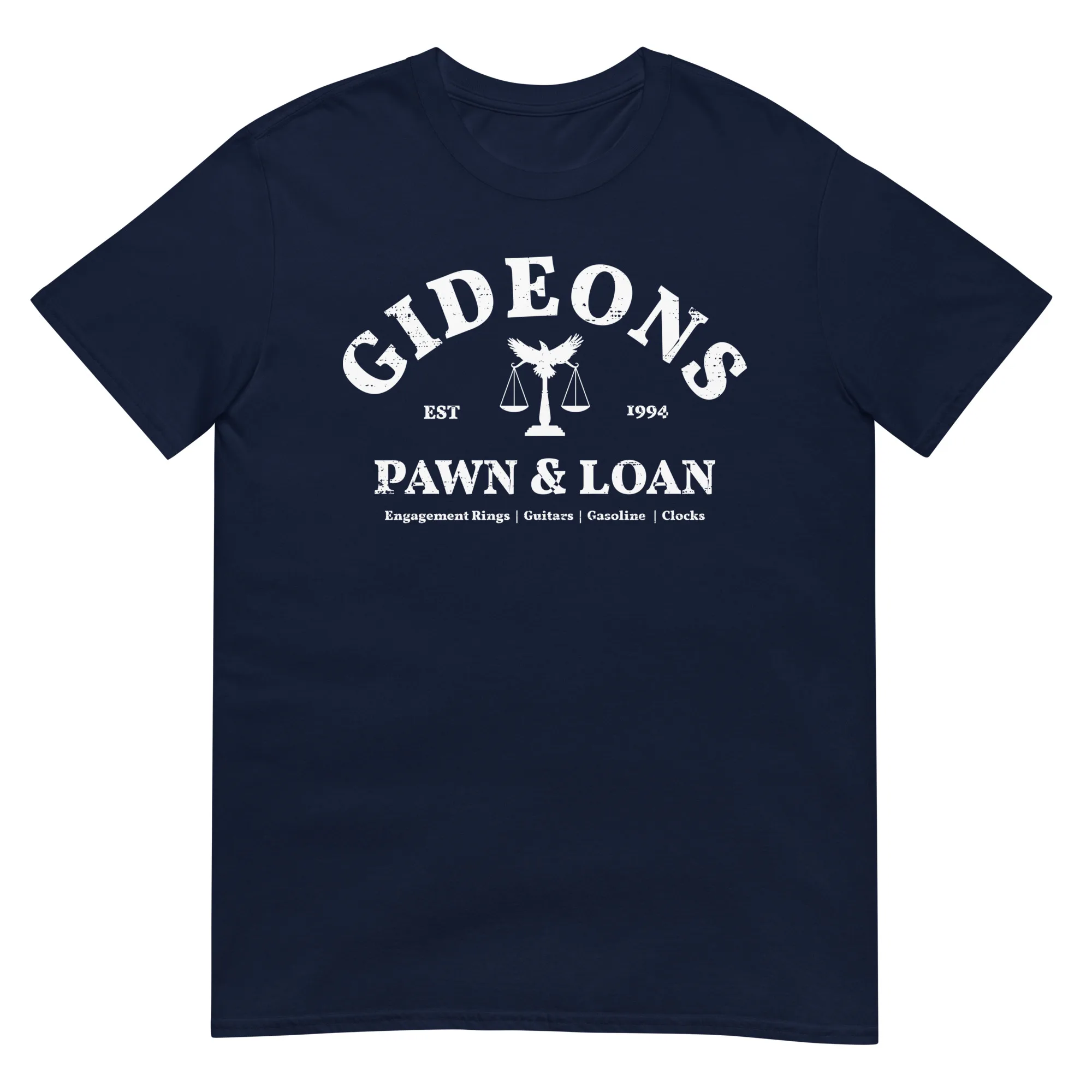 Camiseta The Crow Gideon's Pawn & Loan 1994 para hombre y mujer, camiseta Retro con gráfico de película de culto, camiseta de algodón de manga corta, ropa de calle Unisex
