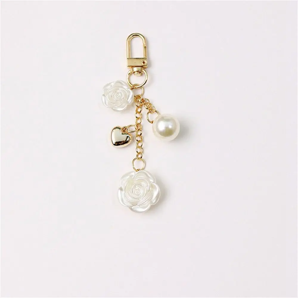 

For Women Cute Mini Phone Charm Keyring Rose Flower Phone Strap Smart Phone Strap Flower Phone Lanyards Flower Phone Pendant