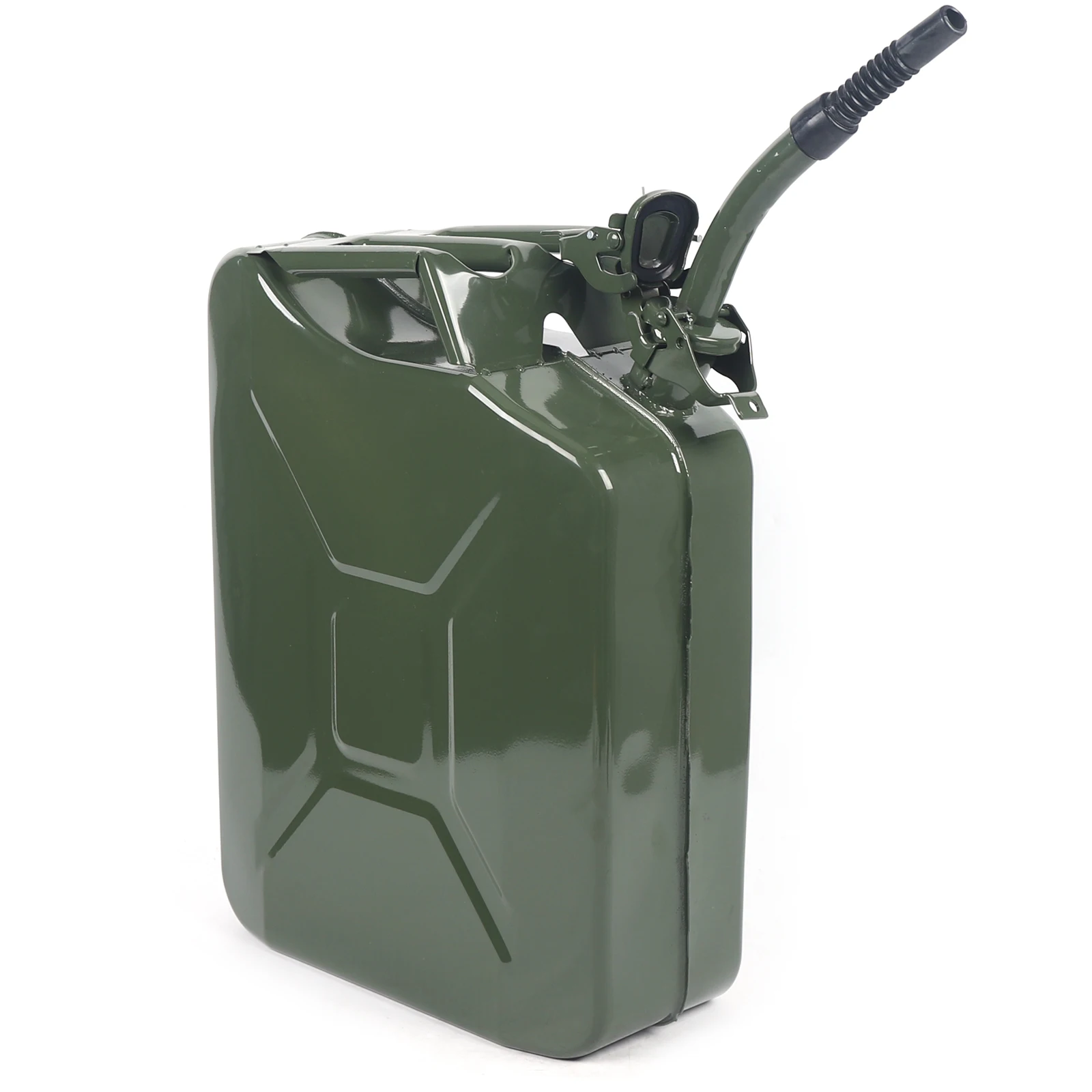 

Portable Jerry Fuel Tank with Flexible Spout, Gasoline, Cars, Trucks, 20 Liter, 5 Gallon