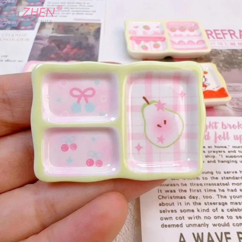 Mini Portable Nail Art Mixing Palette With Multi-Grid Gel Polish Mixing Tray,Suitable For Salon & Home Use, Color Mixing Board