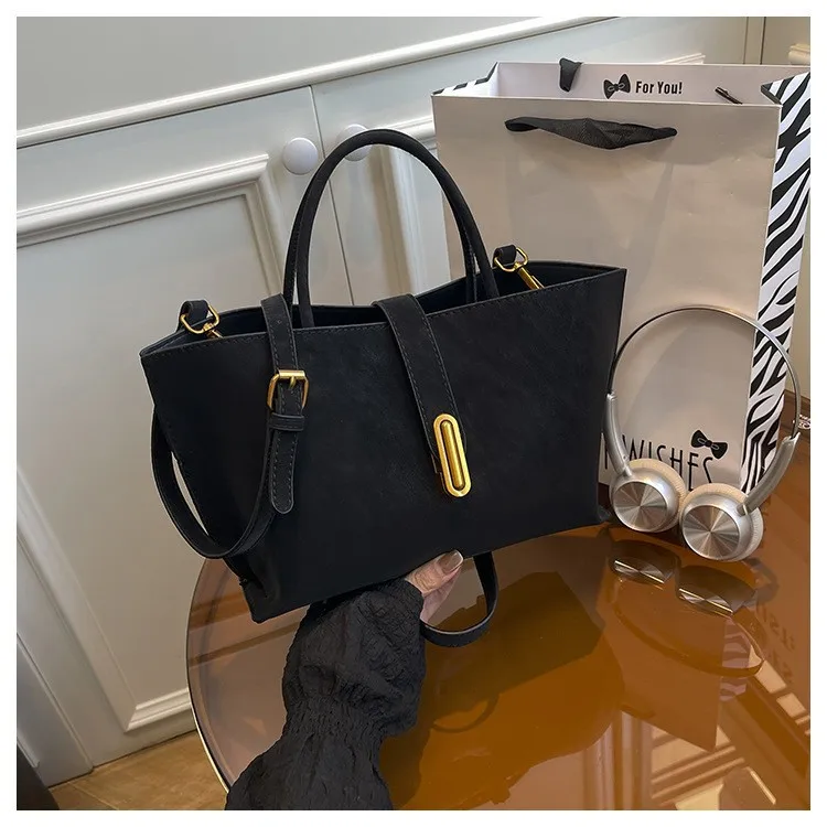 

2025 Winter Premium Work Tote for Professionals, Soft Leather Multi-functional Crossbody Bag, Spacious Shoulder Purse