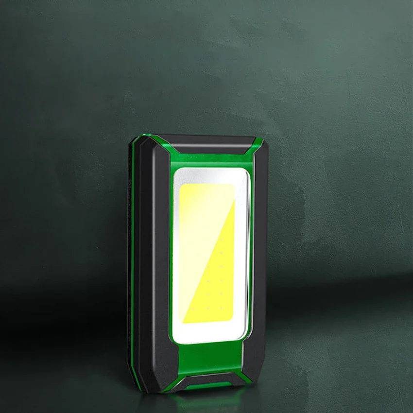 COB LED Pocket Work Light Portable LED Rechargeable Work Light, Magnetic Base & Hanging Hook, Super Bright for Car Repair