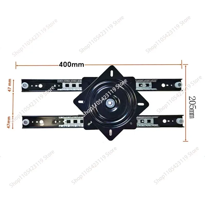 Top Rail System Rotary Mechanism Pull-out Expandable Countertop Attachment Slide Table for Kitchen Island Extension