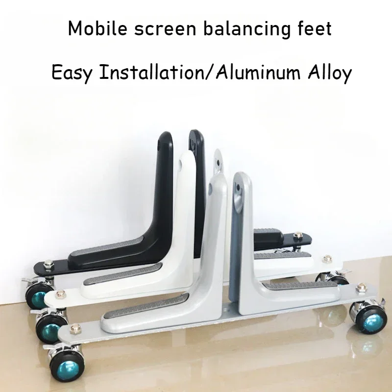 Aluminum Alloy Mobile Screen Foot Screen Bracket Base Partition Support Bracket Fixed Screen Foot Balance Bracket