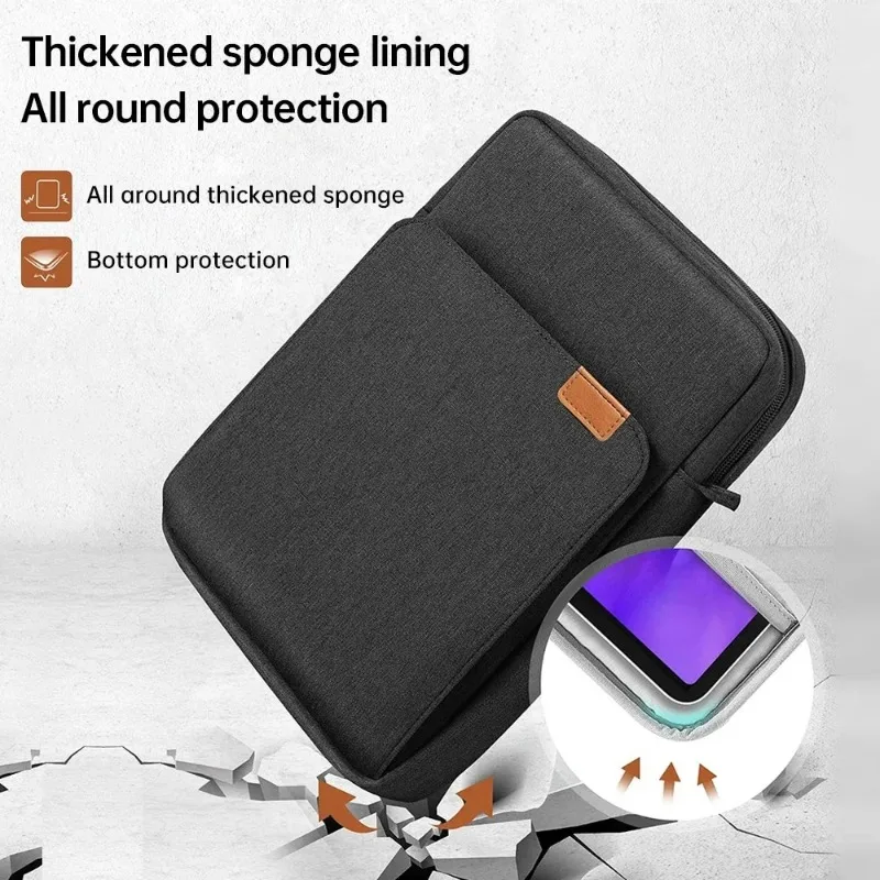 For Xiaomi Pad 6S Pro 5 Pro 12.4 6/5 Pro 11 Inch Shockproof Sleeve Pouch For Redmi Pad SE 11 Handle Carrying Case Shoulder Strap