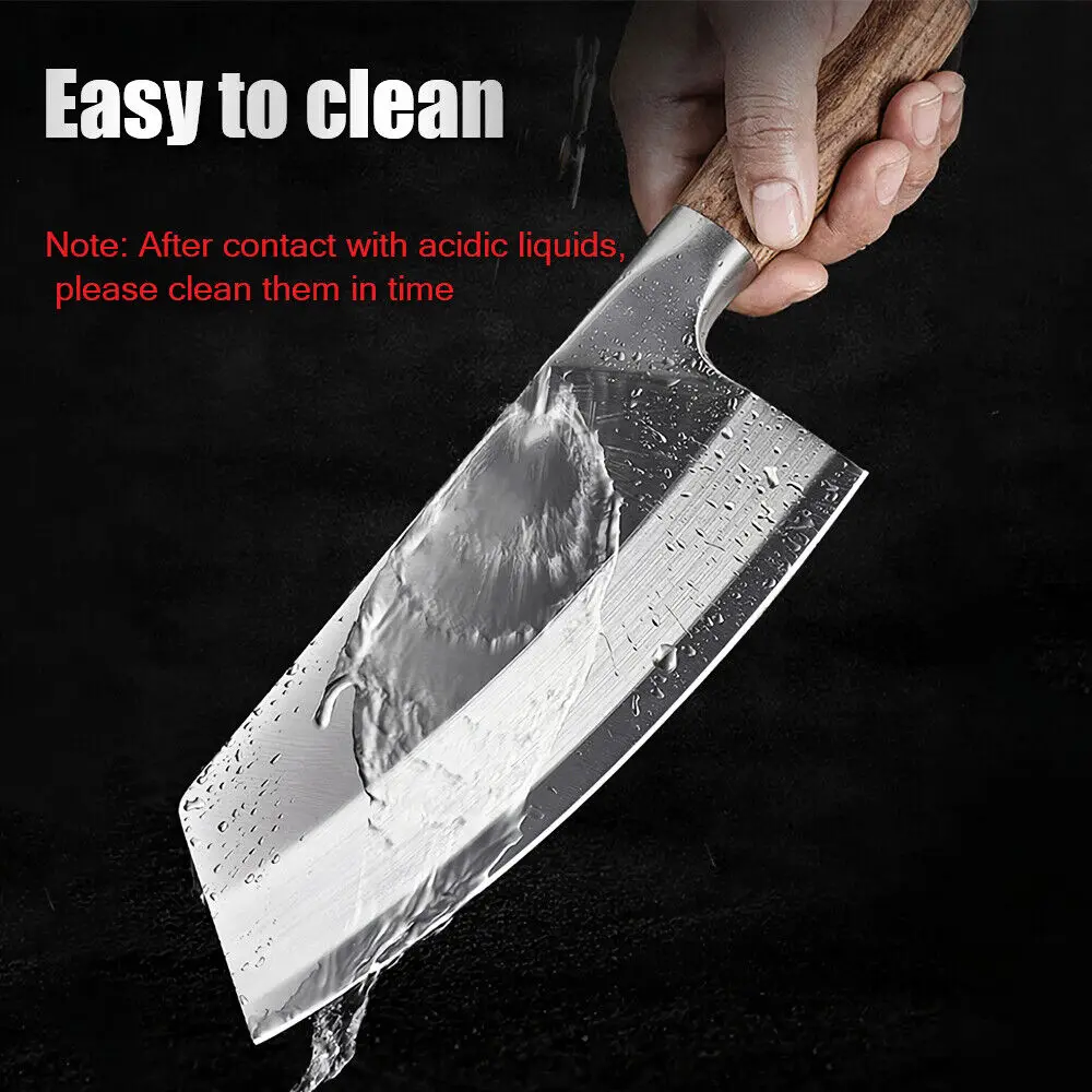 Chinese Sliced Kitchen Knife Sharp Stainless Steel Cleaver Slicing Chef Knives Fish Meat Vegetables Cooking Tools with Gift Box