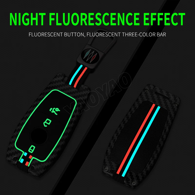 

2025 Zinc Alloy Car Remote Key Case Cover For Mercedes Benz A C E S G Class W177 W205 W213 X167 W222 CLA GLE GLB