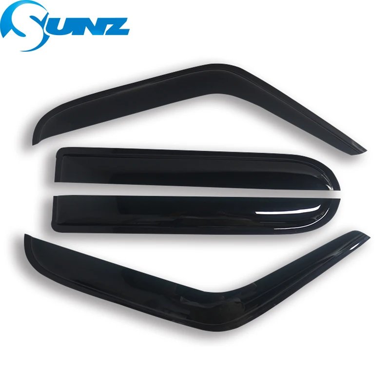 Door Visor For Nissan Cube 2002 2003 2004 2005 2006 Tape-on WeatherShields Sun Rain Guards Window Deflectors Awnings&shelters