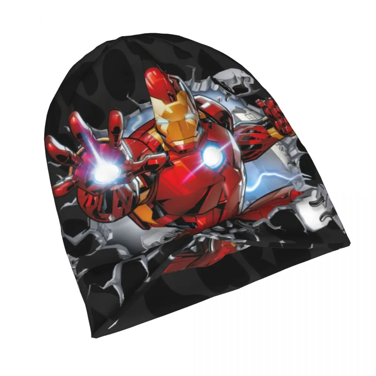 Iron Man Fashion Hats MARVEL Super Hero Thin Hat Bonnet Special Skullies Beanies Caps Men Women's Earmuffs