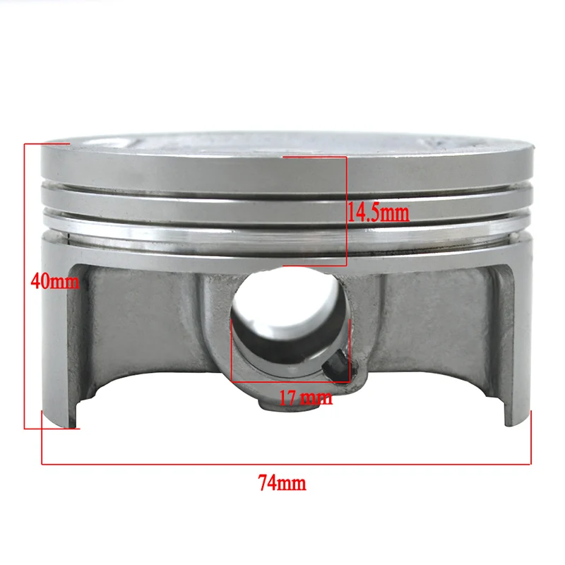 Motorcycle 74mm STD ~ 100 Piston Ring Kit For YAMAHA YBR250 XG250 TRICKER YFM25R Raptor 250 XT250 Serow YS250 YBR XT YS XG 250