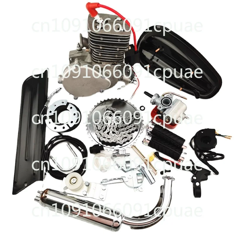 2 Stroke 110cc Bicycle Engine Kit Electric Bicycle 52mm Cylinder Bore YX110