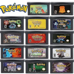 GBA Game Cartridge 32 Bit Video Game Console Card Pokemon Series FireRed Rocket Unbound Radical Red Sienna Sweet for GBA
